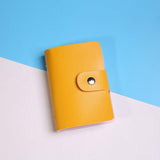 Best Gift Hcandice New Men Women Leather Credit Card Holder Case Card Holder Wallet Business Card drop ship bea676