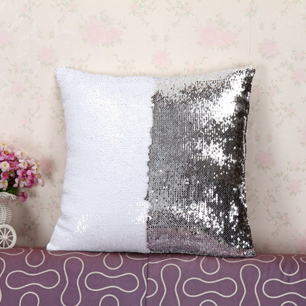 2016 Hot sale sofa sequins throw covers and pillows continental mermaid pillow cushion covers square pillow cases home decor