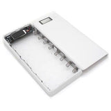 (No Battery) 8x18650 DIY Portable Battery Power Bank Shell Case Box LCD Display Powerbank Box for DIY KIT poverbank 18650